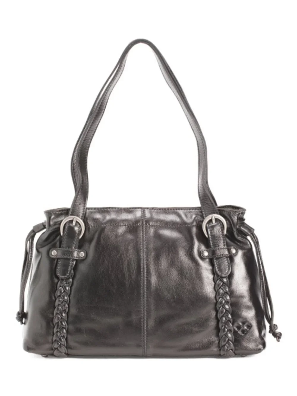 PATRICIA NASH Leather Catalina Large Satchel With Suede Lining